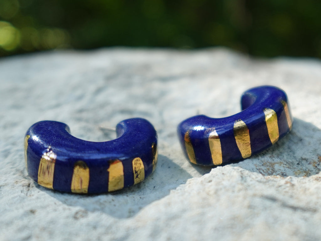 Radiant Hoops in Midnight