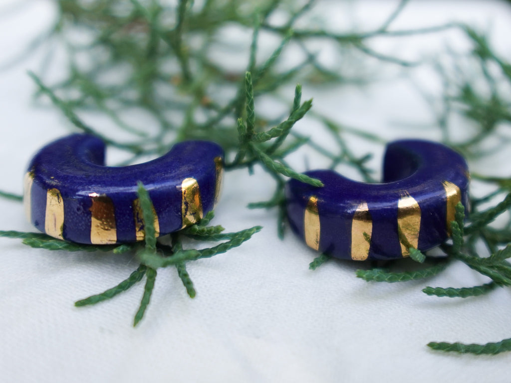 Radiant Hoops in Midnight