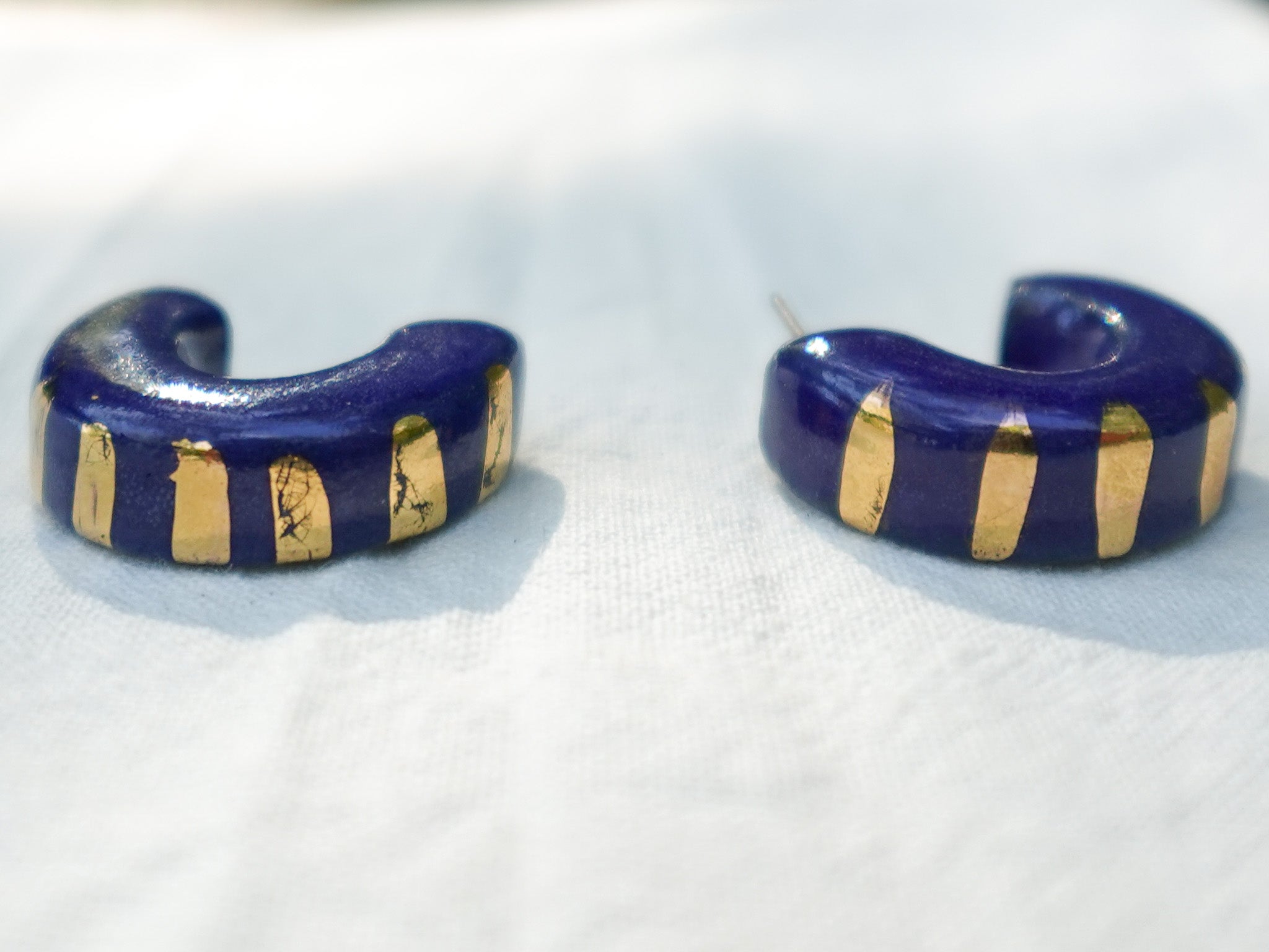 Radiant Hoops in Midnight