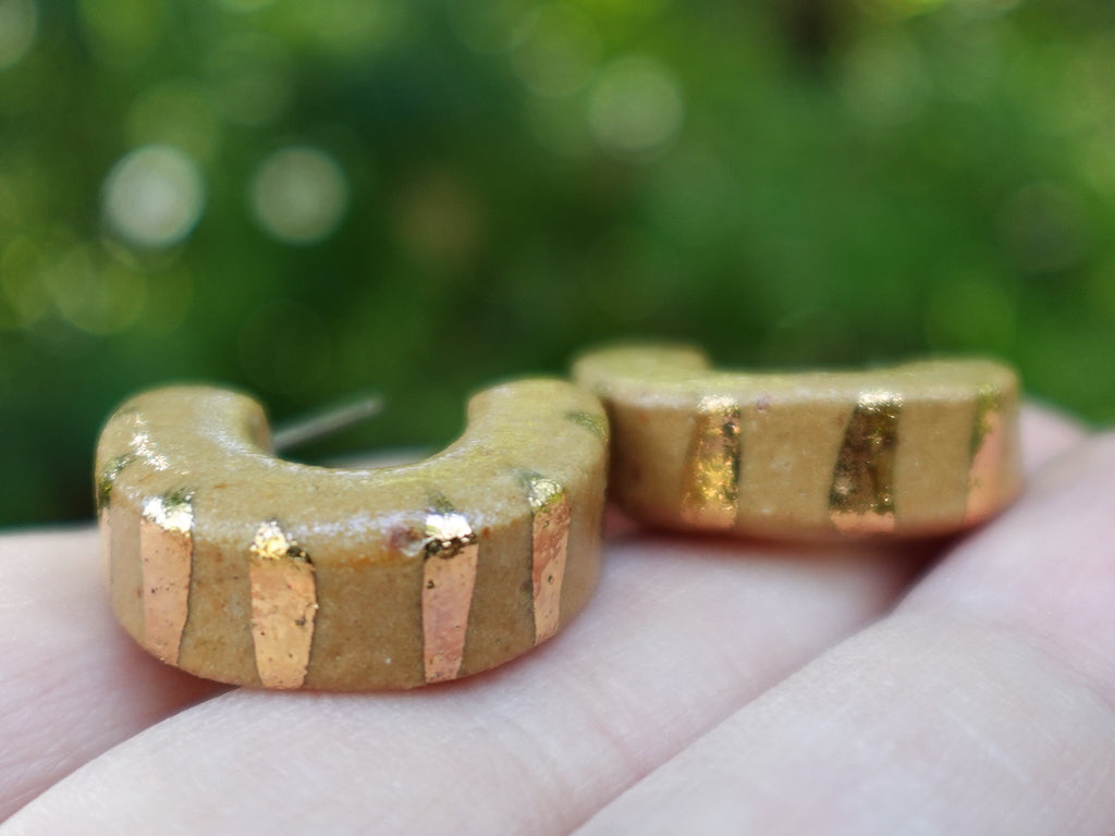 Radiant Hoops in Golden Hour