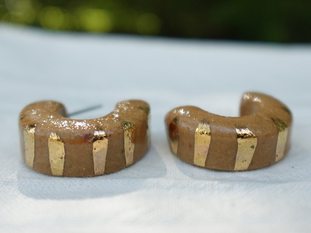 Radiant Hoops in Golden Hour