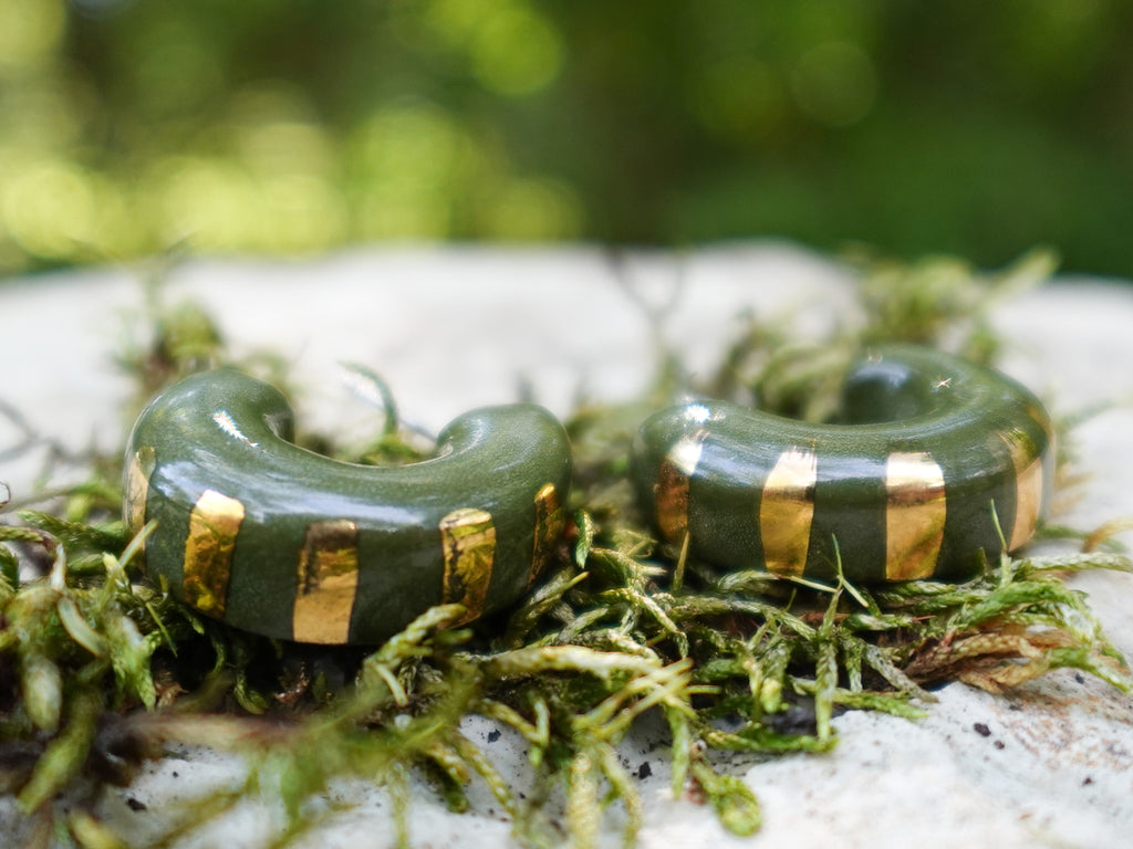 Radiant Hoops in Moss