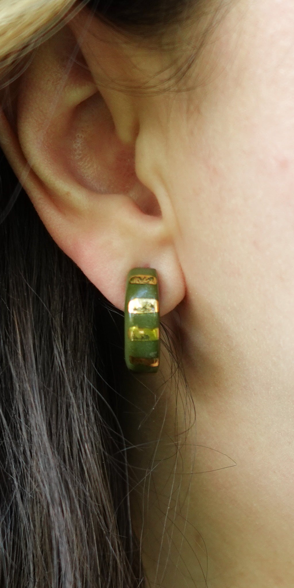 Radiant Hoops in Moss