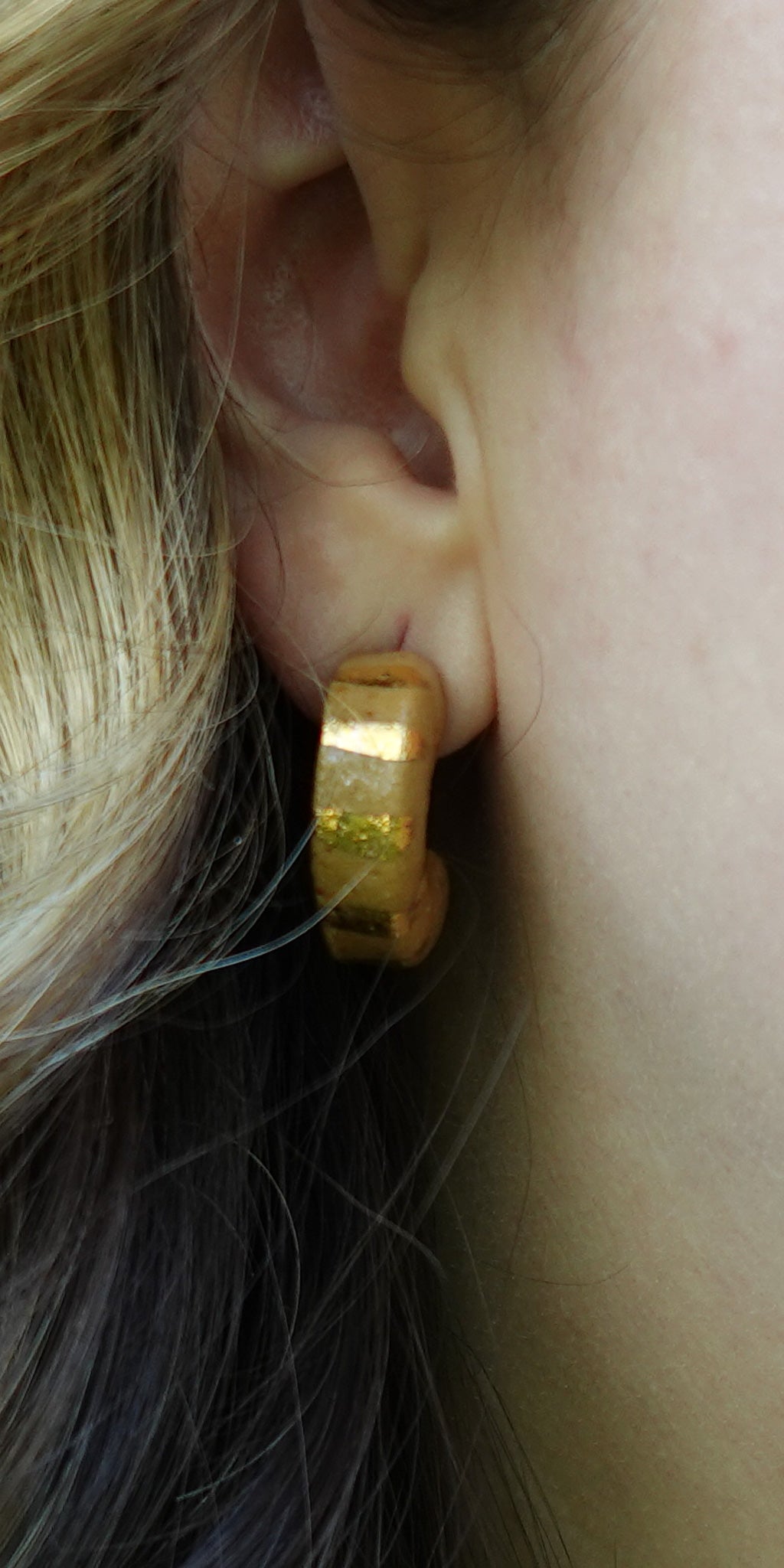 Radiant Hoops in Golden Hour