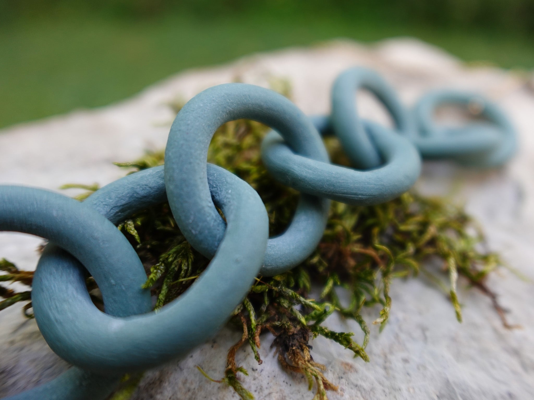 Solace Chain Necklace in Juniper