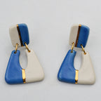 Mod Drop Earrings – Blue