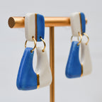 Mod Drop Earrings – Blue