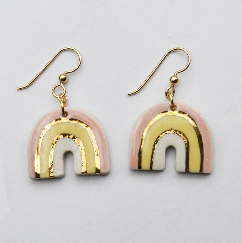 Color Arc Earrings – Pink Lemonade