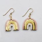 Color Arc Earrings – Pink Lemonade